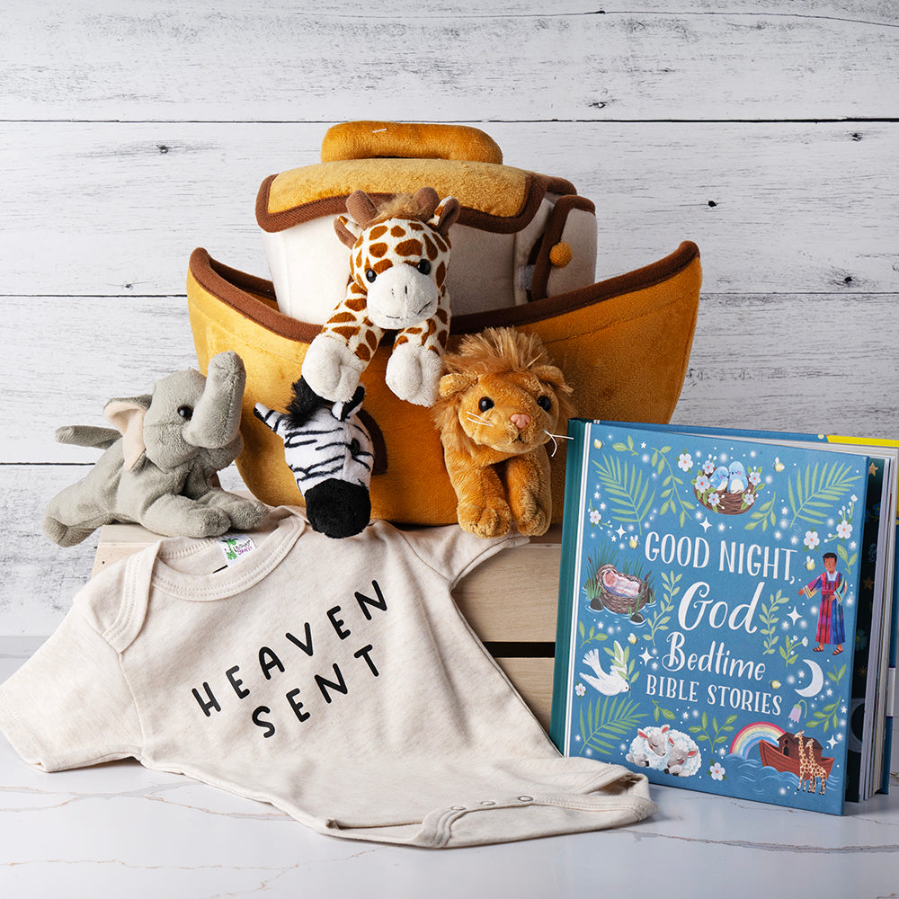 Noah's Ark Baby Gift Basket