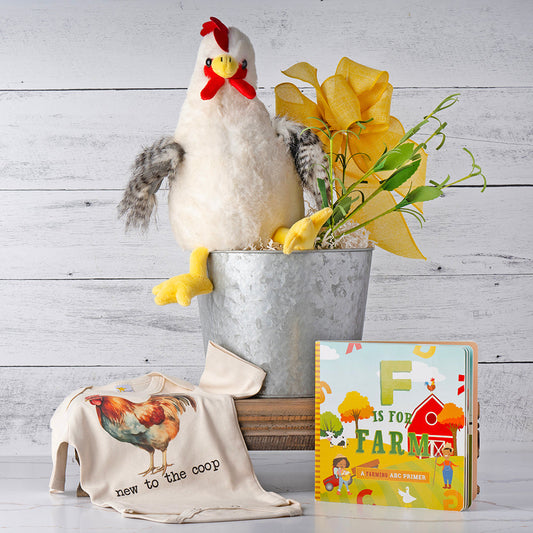 'Welcome to the Coop' Baby Gift Basket
