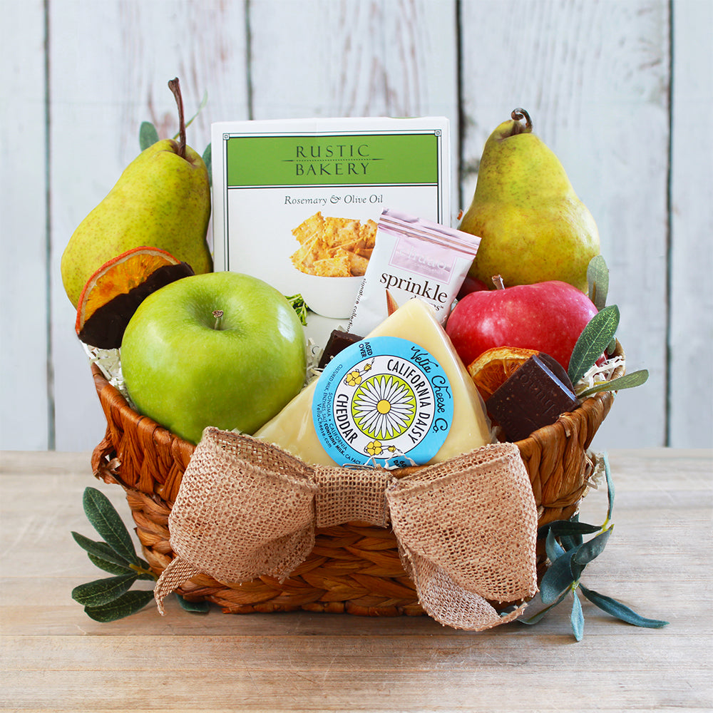 Harvest Fruit and Cheese Basket