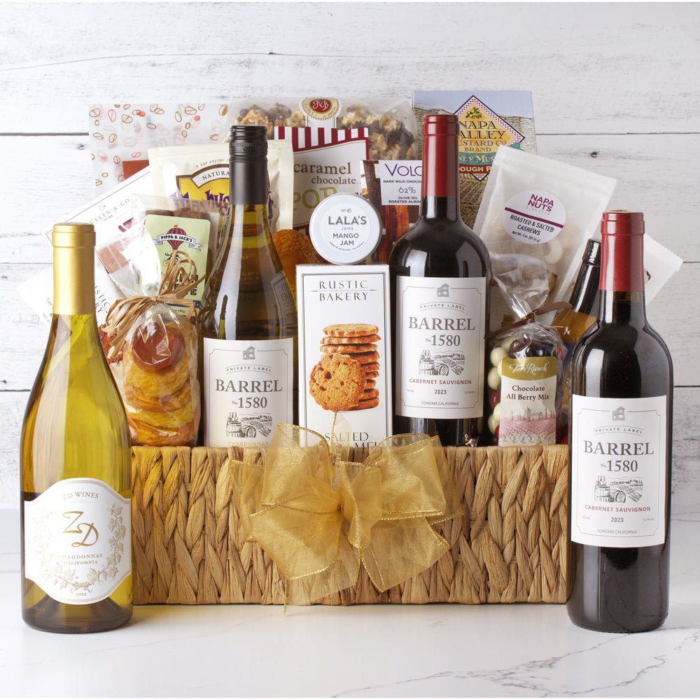 California Grand Celebration Wine Gift Basket