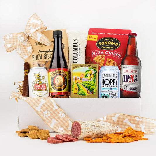 Dog Lover's Alcohol Free Brew Gift Basket