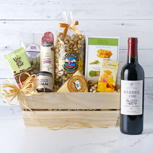 Vineyard Gourmet Wine Gift Basket