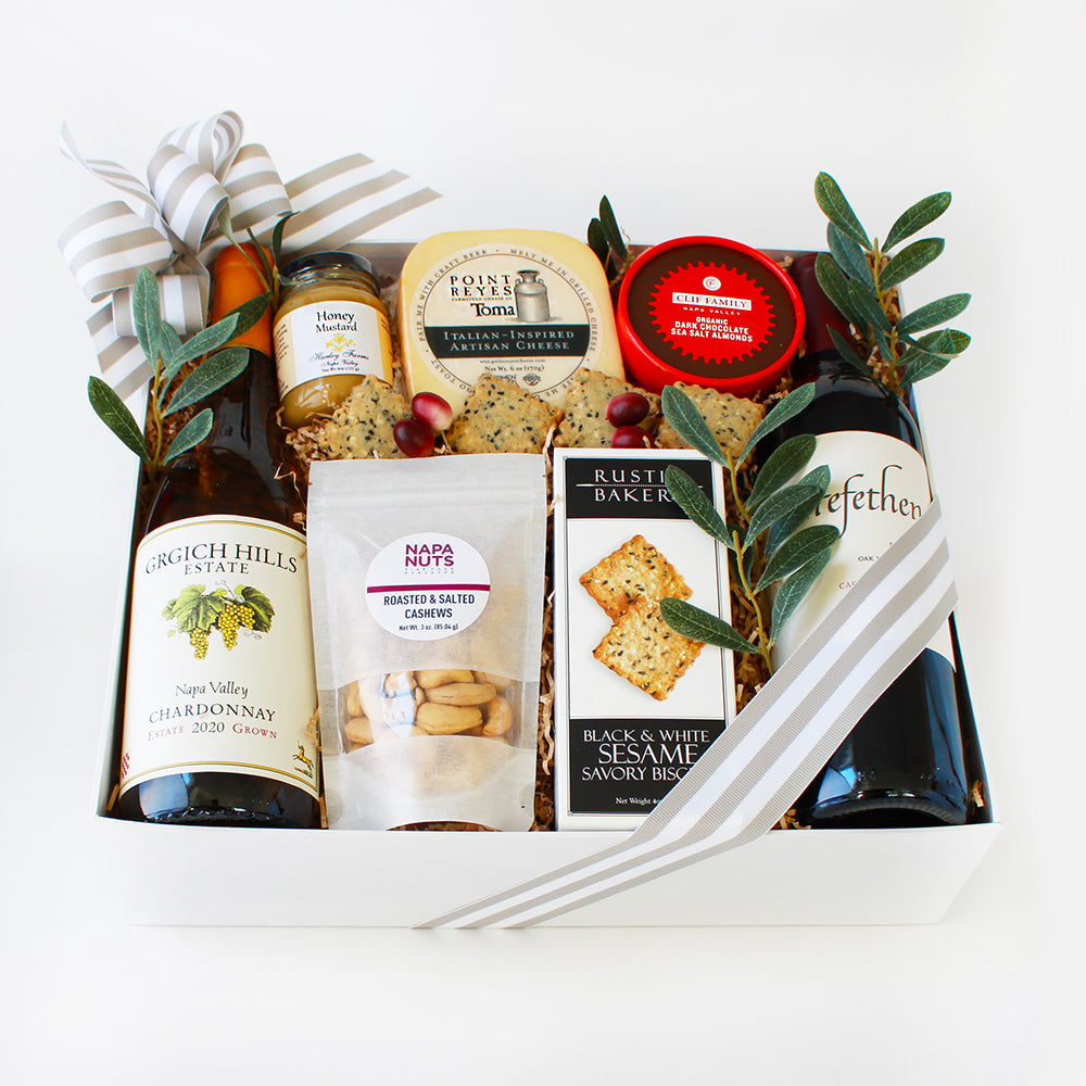 Napa Valley Duo Wine & Gourmet Gift Basket