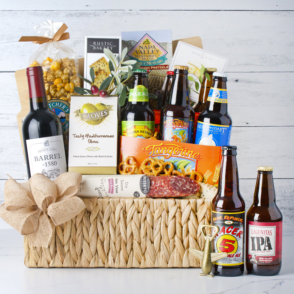 West Coast Fest Craft Beer and Wine Gift Basket