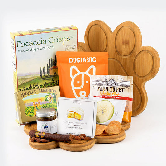 Pawsitively Gourmet Picnic Adventure Buddies Gift Box for Dog Owners