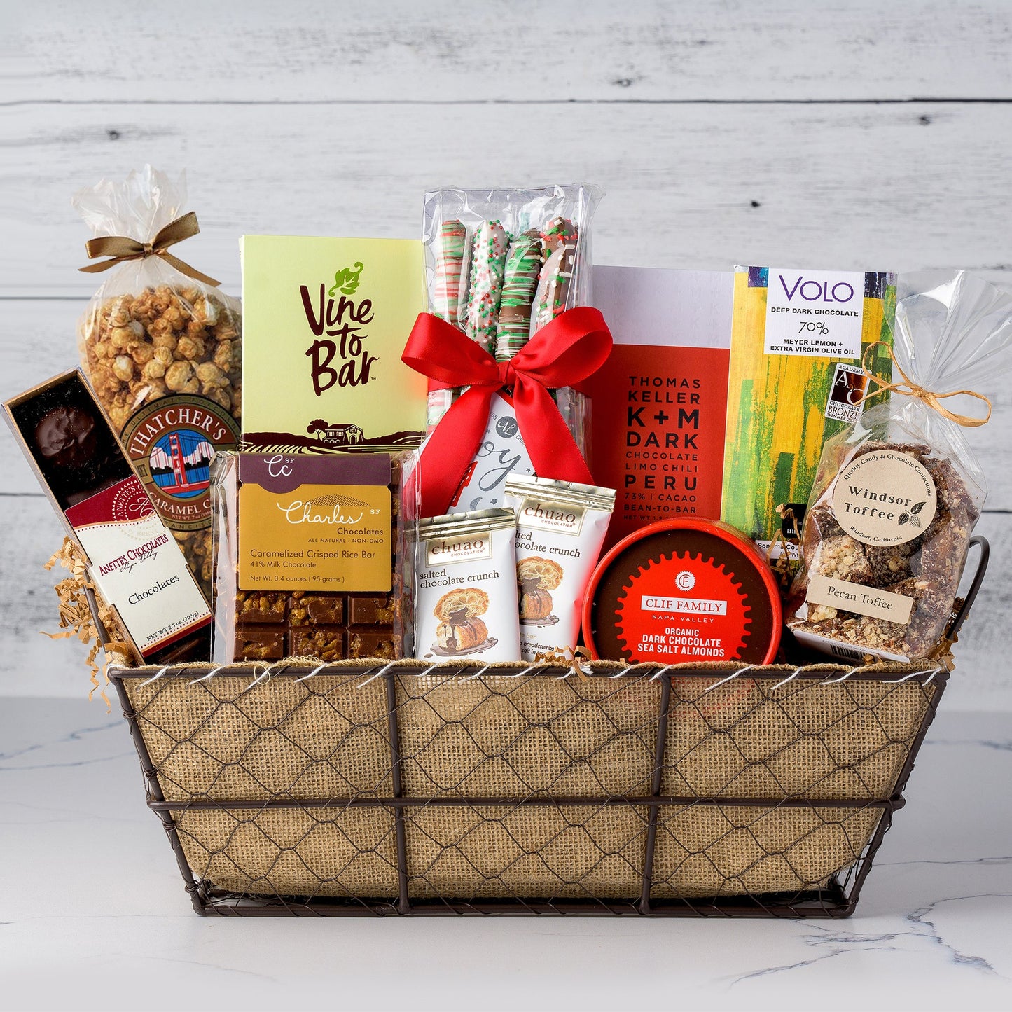 Napa Valley Chocolate Dream Gift Basket