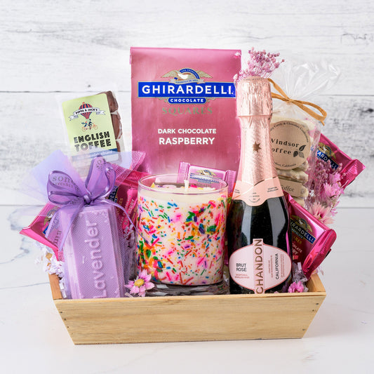 Pop the Bubbly! Birthday Gift Basket