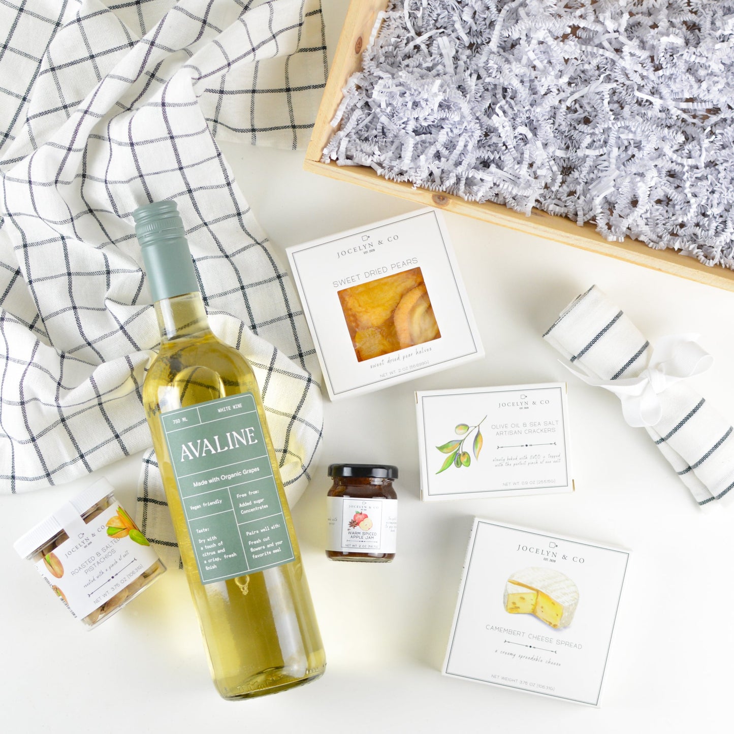 Organic Wine Happy Hour Gift Basket