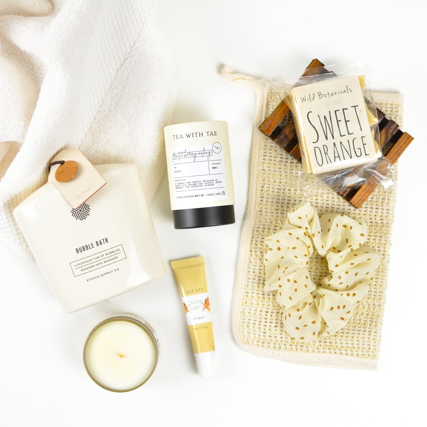 Luxury Bubbles & Tea Spa Gift Baskets