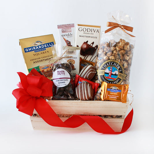 Ghirardelli & Godiva Chocolate Lover's Basket
