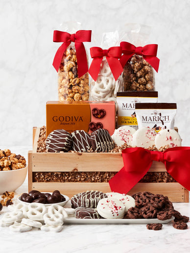 Crunchy Crunch Sweetness Holiday Gift Basket