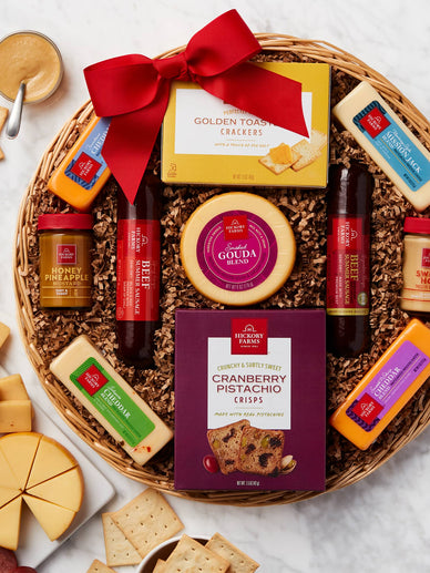 Holiday Rustic Gift Basket from Hickory Farms